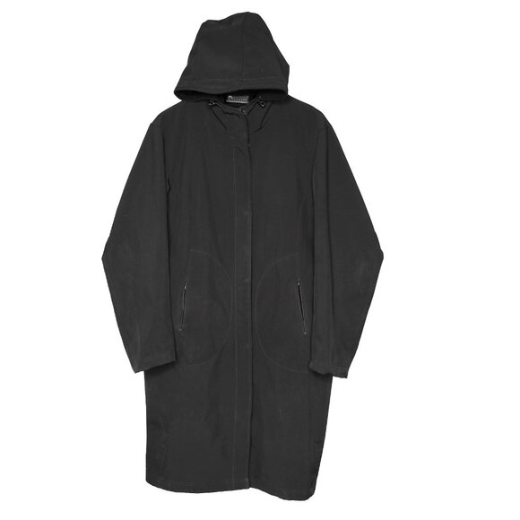 Misty Mountain Technical Outerwear Hooded Fall Jacket Black Plus Size Outdoors - Picture 3 of 14